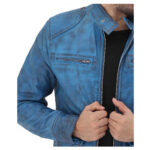 Dodge-Cafe-Racer-Sky-Blue-Snap-Collar-Leather-Jacket1