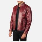 Alex-Distressed-Burgundy-Leather-Jacket-2