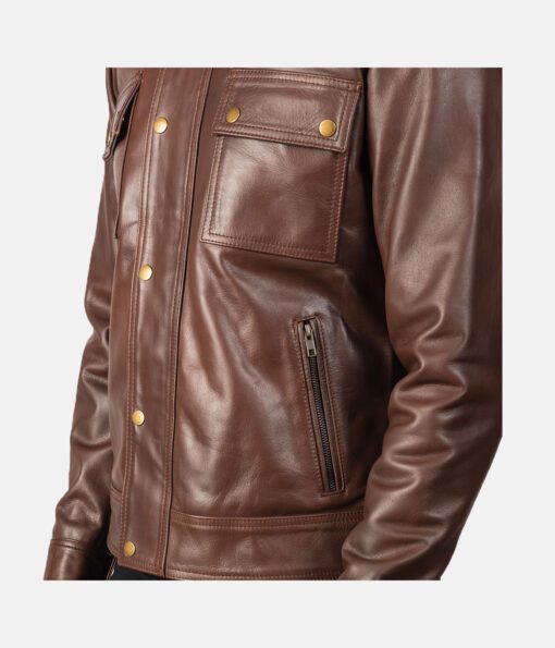 Darren-Brown-Leather-Biker-Jacket-5