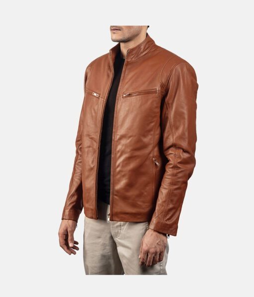 Ionic-Brown-Leather-Biker-Jacket-2