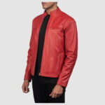 Ionic-Red-Leather-Biker-Jacket-1