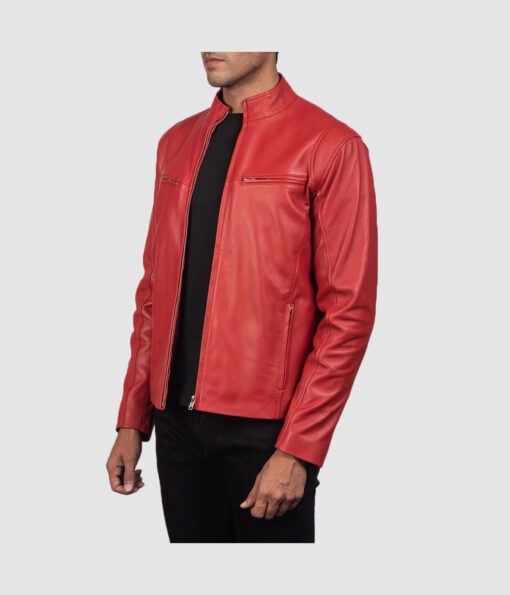 Ionic-Red-Leather-Biker-Jacket-2