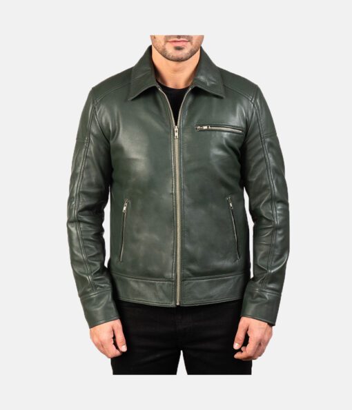 Lavendard-Green-Leather-Biker-Jacket-2