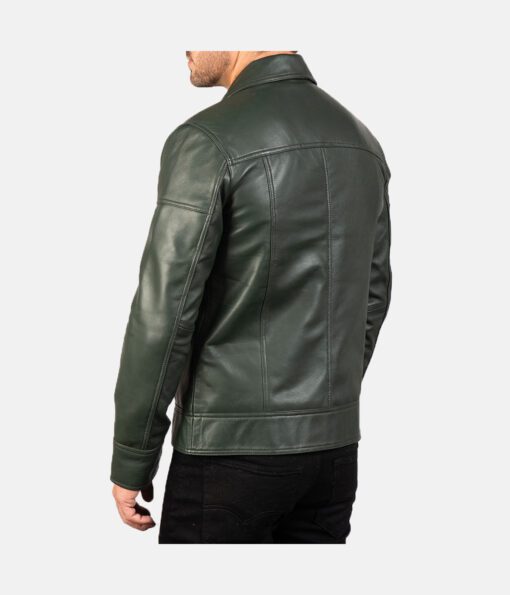Lavendard-Green-Leather-Biker-Jacket-3