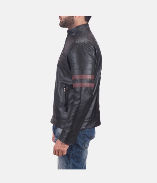 Monza-Black-Maroon-Leather-Biker-Jacket-4