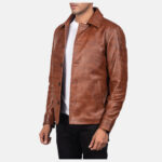 Waffle-Brown-Leather-Jacket-1