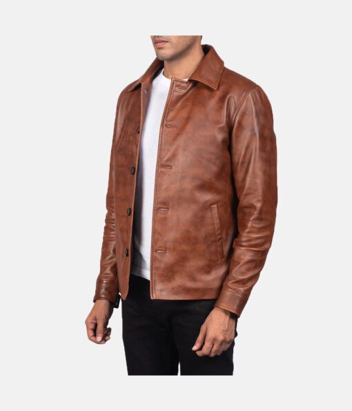 Waffle-Brown-Leather-Jacket-2