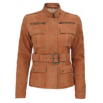 Womens-Four-Pocket-Leather-Tan-Jacket-01