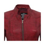 Amy-Womens-Maroon-Fitted-Leather-Jacket