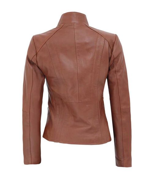 Anzio-Womens-Tan-Asymmetrical-Biker-Leather-Jacket-2