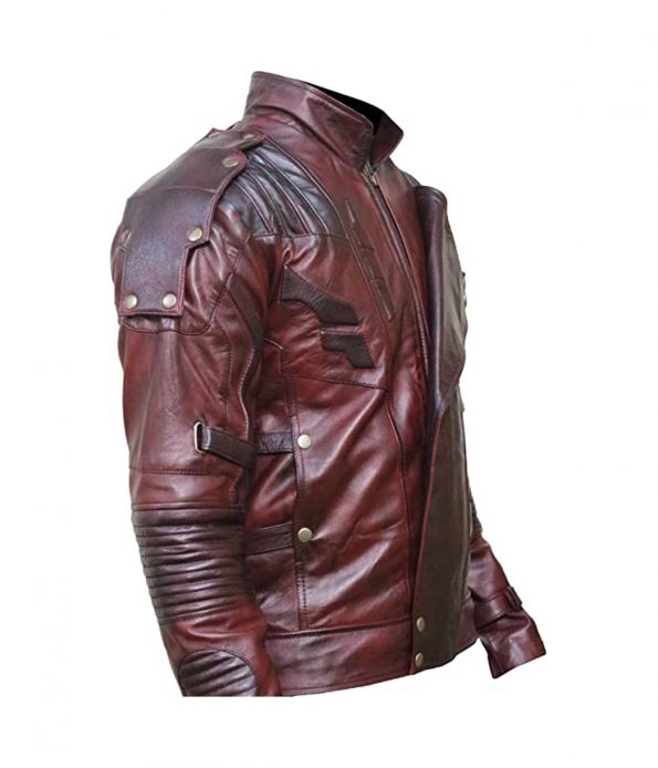 Guardians-of-The-Galaxy-2-Star-Lord-Maroon-Faux-Leather-Jacket-3