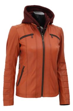 tan_leather_hooded_jacket_for_women