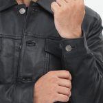 Black-Trucker-leather-jacket-men