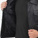 Black-Trucker-leather-jacket-men