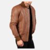 Ma-1-Brown-Leather-Bomber side