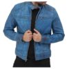 Dodge-Cafe-Racer-Sky-Blue-Snap-Collar-Leather-Jacket2