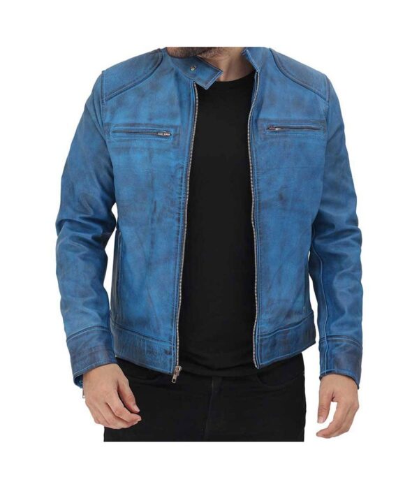 Dodge-Cafe-Racer-Sky-Blue-Snap-Collar-Leather-Jacket1