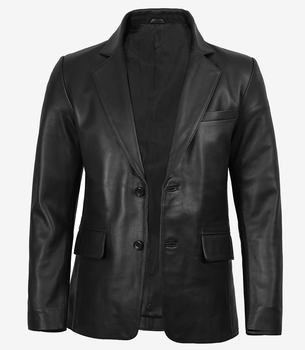 2 Buttons Blazer Men Black RL